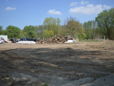 Projekthelyszín a megvalósítás előtt