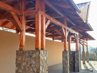 A beruházás építés közben